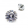 Round back Prong CZ