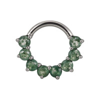 "Ewah" Moss Agate Clicker