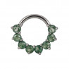 "Ewah" Moss Agate Clicker