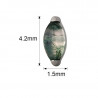 1 Set Moss Agate Marquise