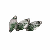 Marquise 3 Moss Agate Set