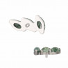 Marquise 3 Moss Agate Set
