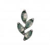 4 Leaf Moss Agate Marquise