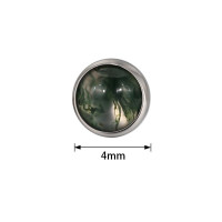 Moss Agate Cabochon