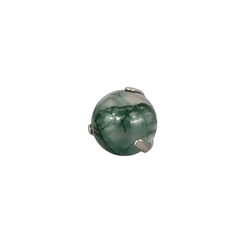 Prong Set Moss Agate