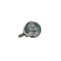 Prong Set Moss Agate