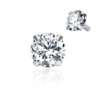 Prong Set CZ (Push-pin)