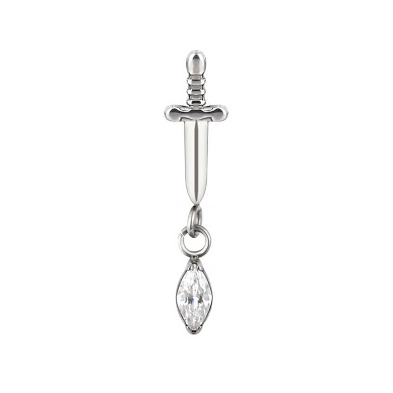Dagger Marquise Dangle