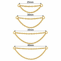 Gold Color Double Chain (PVD)