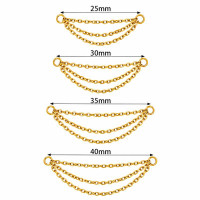 Gold Color Triple Chain (PVD)