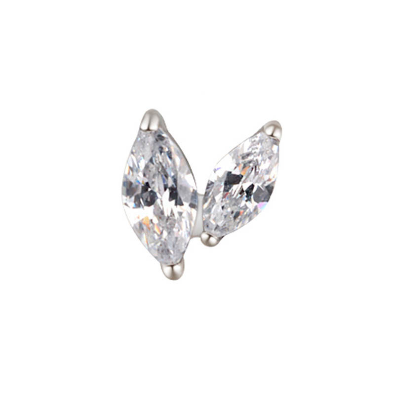 Marquise 2CZ Set (Push-pin)