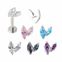 Marquise 2CZ Set (Push-pin)