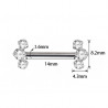 Radiant Trio Nipple (Push-pin)