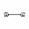 Bezel Nipple Barbell (Push-pin)