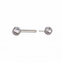Bezel Nipple Barbell (Push-pin)