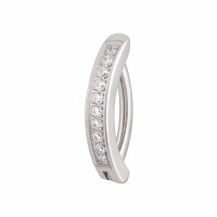 CZ Crescent Navel
