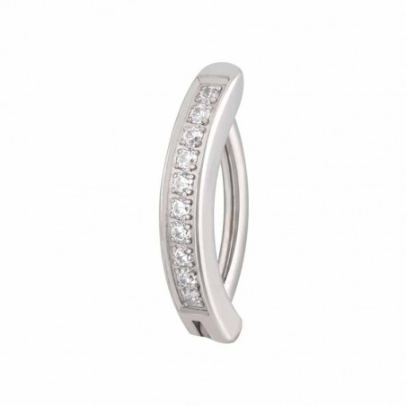 CZ Crescent Navel