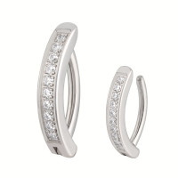 CZ Crescent Navel