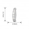 Princess CZ Crescent Navel
