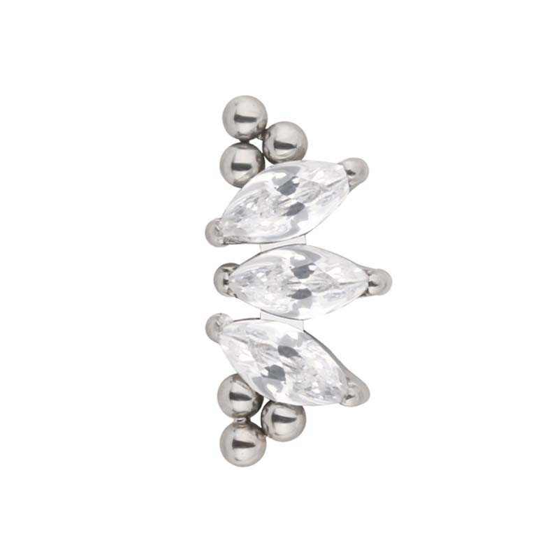 Regal Trio Marquise Cluster