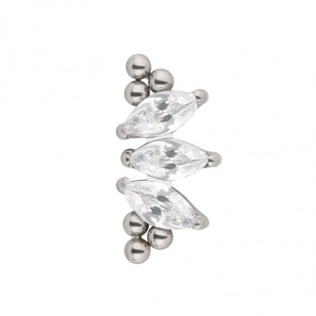 Regal Trio Marquise Cluster