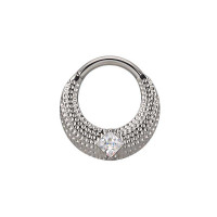 "Cleo" Bumped Clicker with CZ