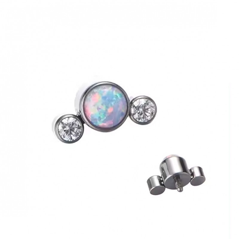 CZ Opal Cluster Top