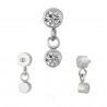 CZ With Bezel Set 2.5mm CZ