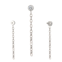 Bezel CZ With Chain
