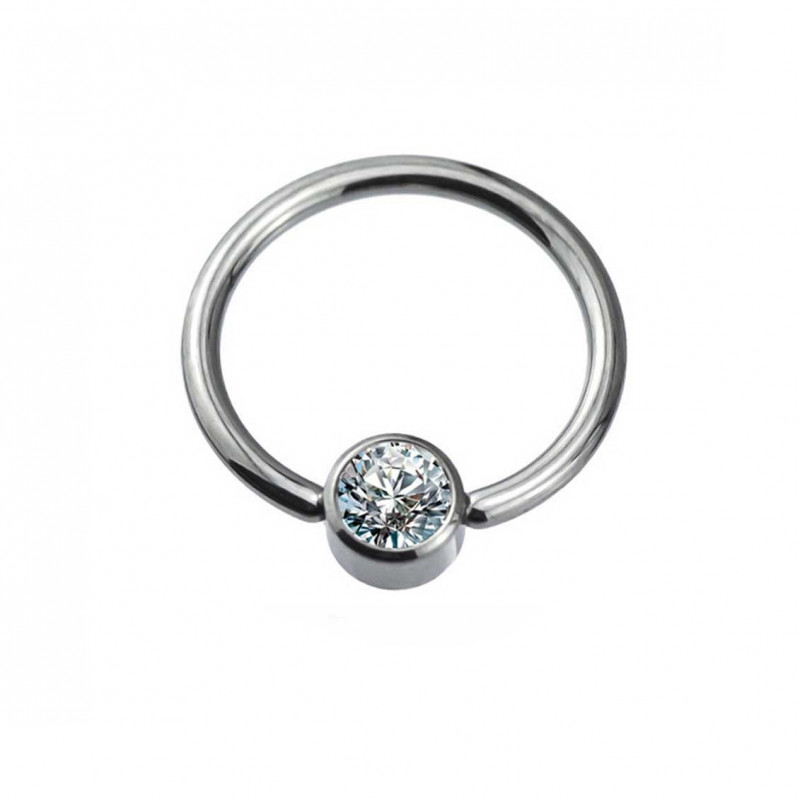 CZ Captive bead ring