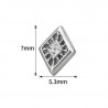 Diamond Cut Top With CZ